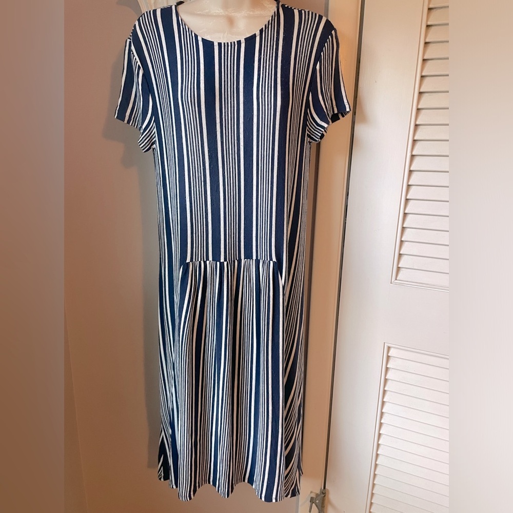 Zara Trafaluc Hi-Low Striped‎ Dress Size Small